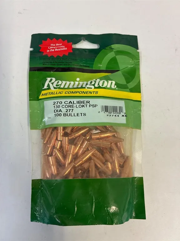 Remington 270 cal. 100 bullets. Unopened