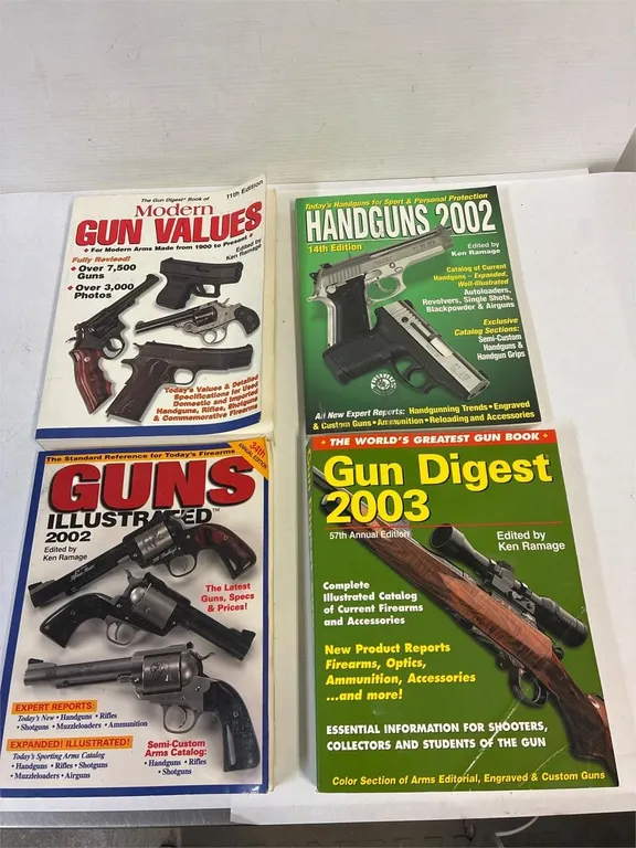 Handgun books. 2001, 2002 & 2003