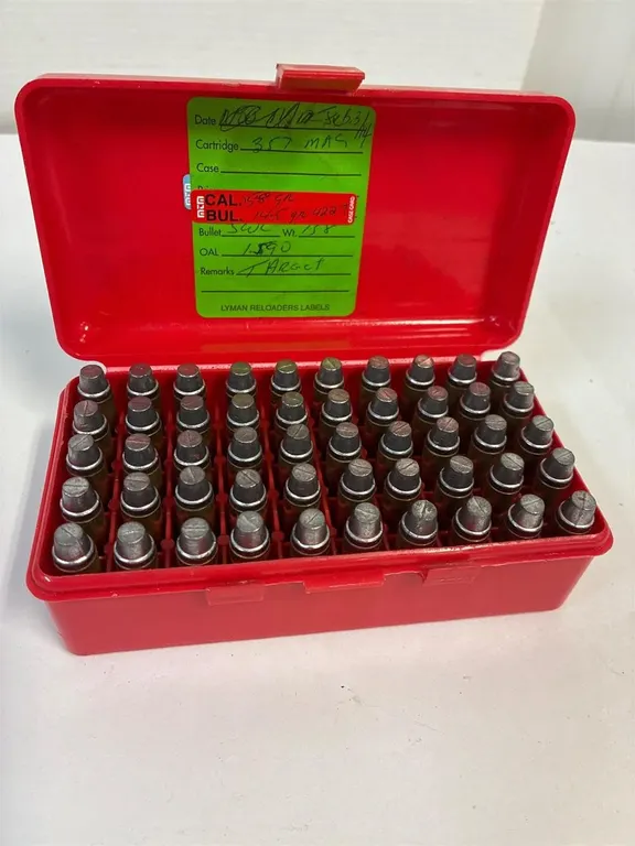 357 cal. 50 cartridges.