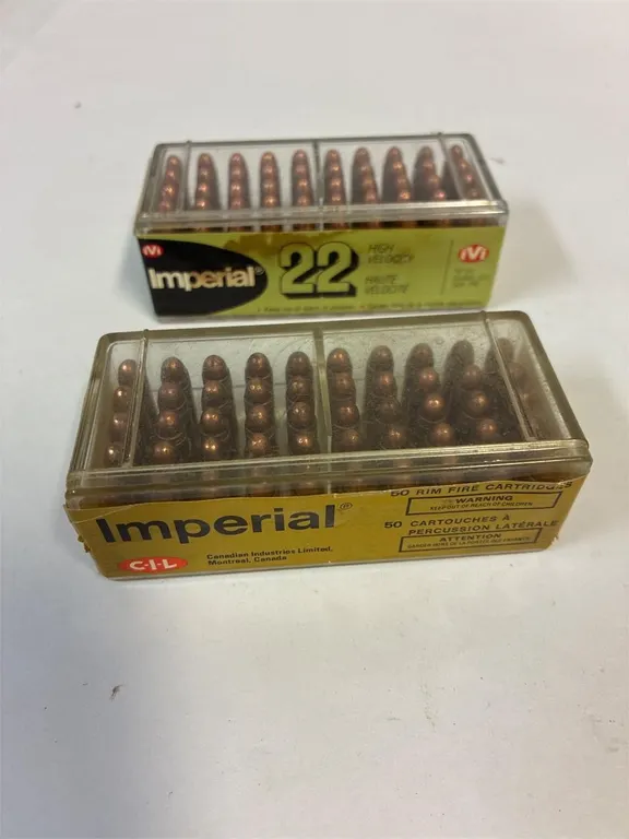 Imperial 23LR & L cal 100 cartridges