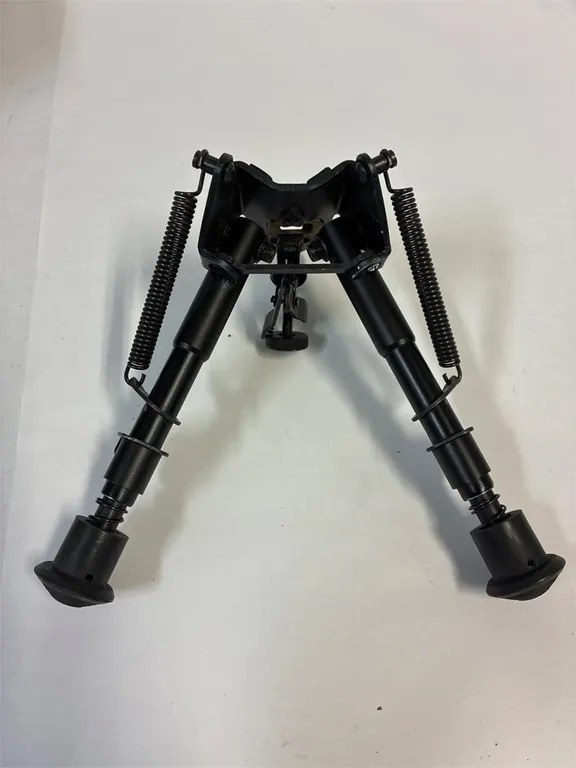 Rifle bipod stand.