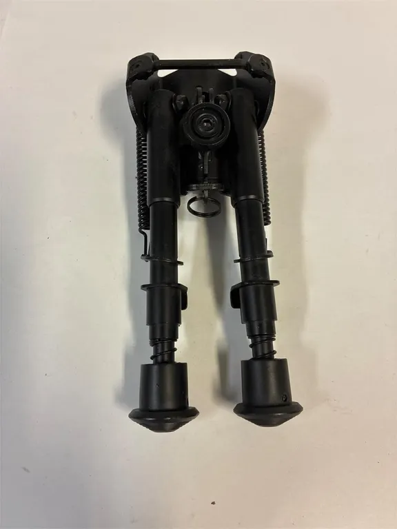 Rifle bipod stand.