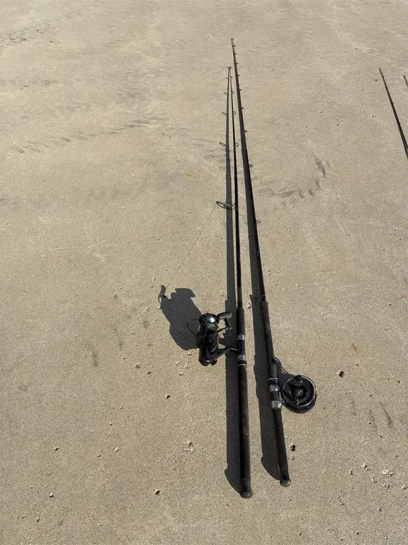 2 Salmon Fishing Rods 128 & 108” long