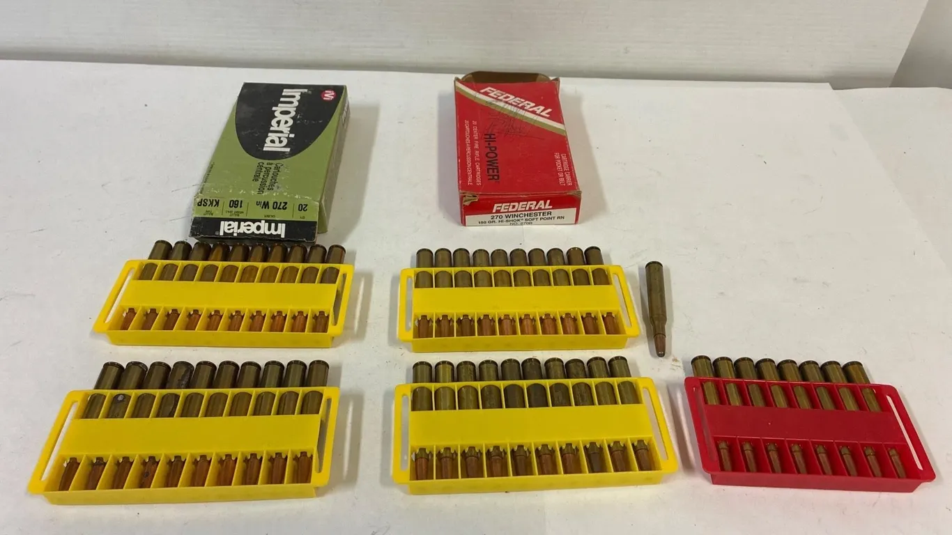 270 Cal. 49 Cartridges. Reloads