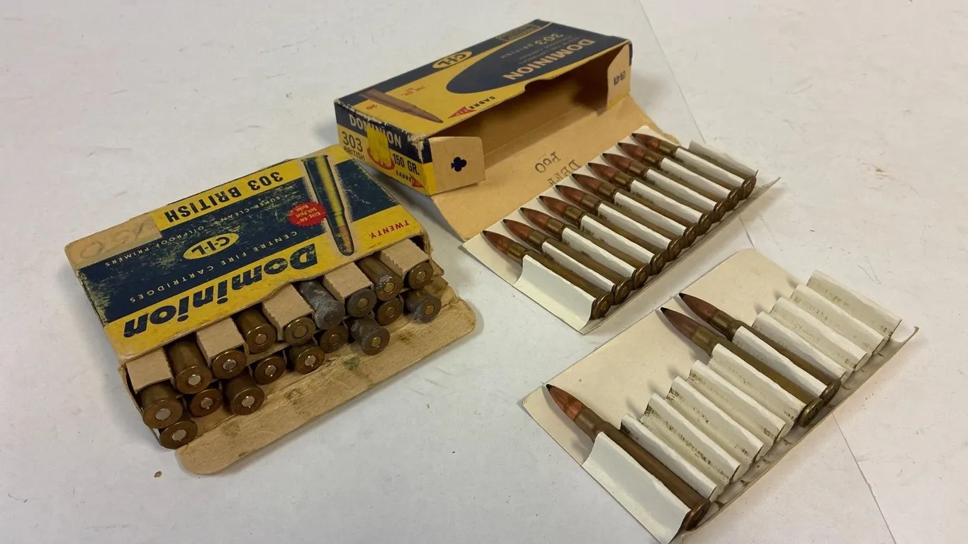 303 British Cal. 31 Cartridges, Reloads