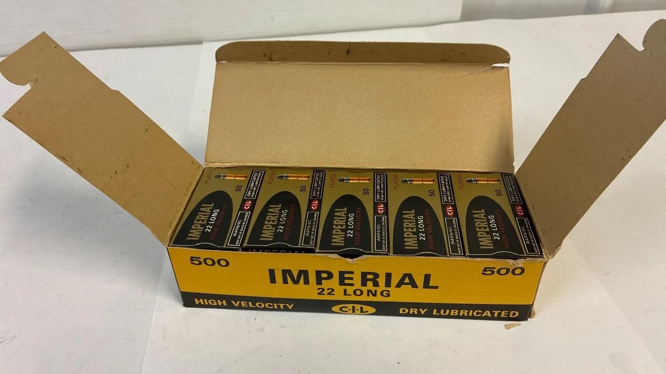 22 long Cal. 498 Cartridges. Missing 2