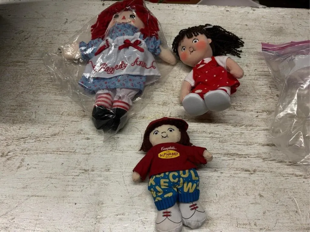 Ragedy Ann Doll, Campbell's & other Doll