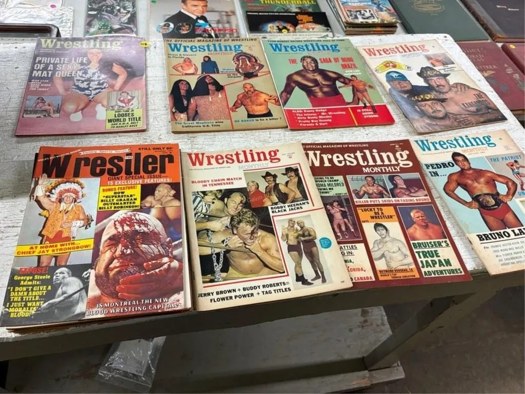 Vintage Wrestling Magazines