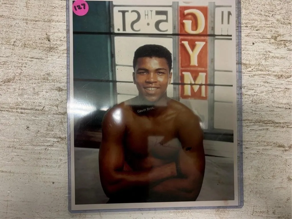Signed Muhammed Ali Picture
