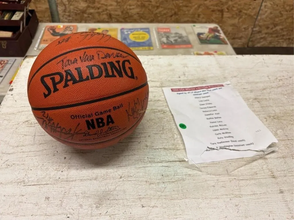1996 USA Women's Olympic Signed Basketball