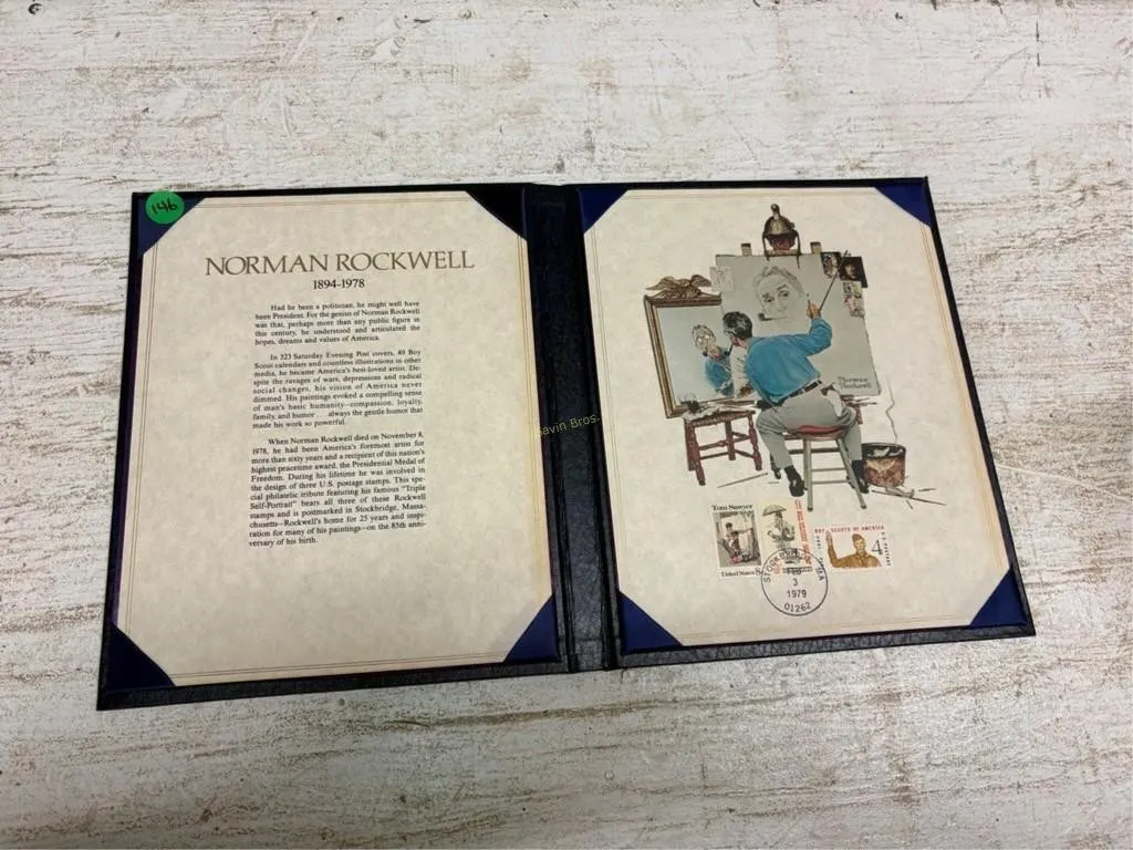 Norman Rockewll Folio Binder