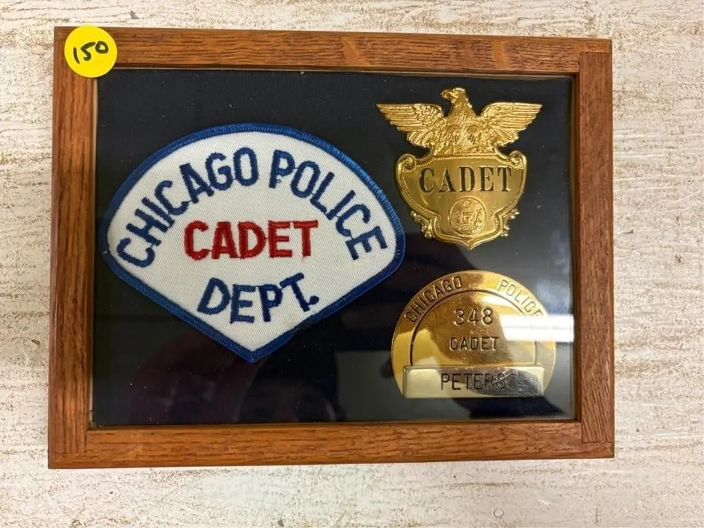 Chicago Police Cadet Dept Badge Set