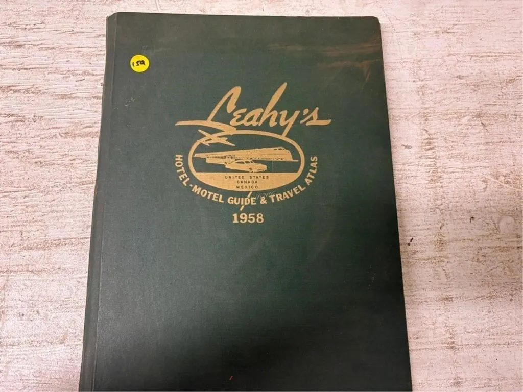 1958 Hotel-Motel Guide and Travel Atlas