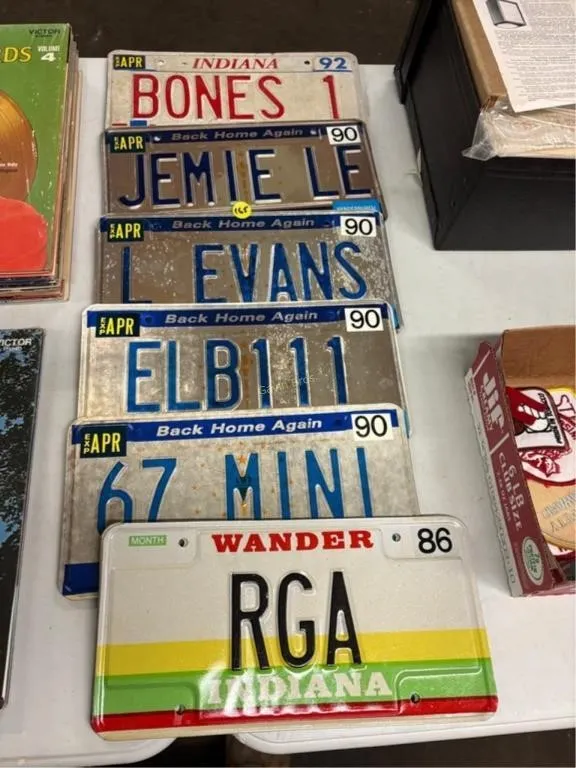 Misc Indiana License Plates
