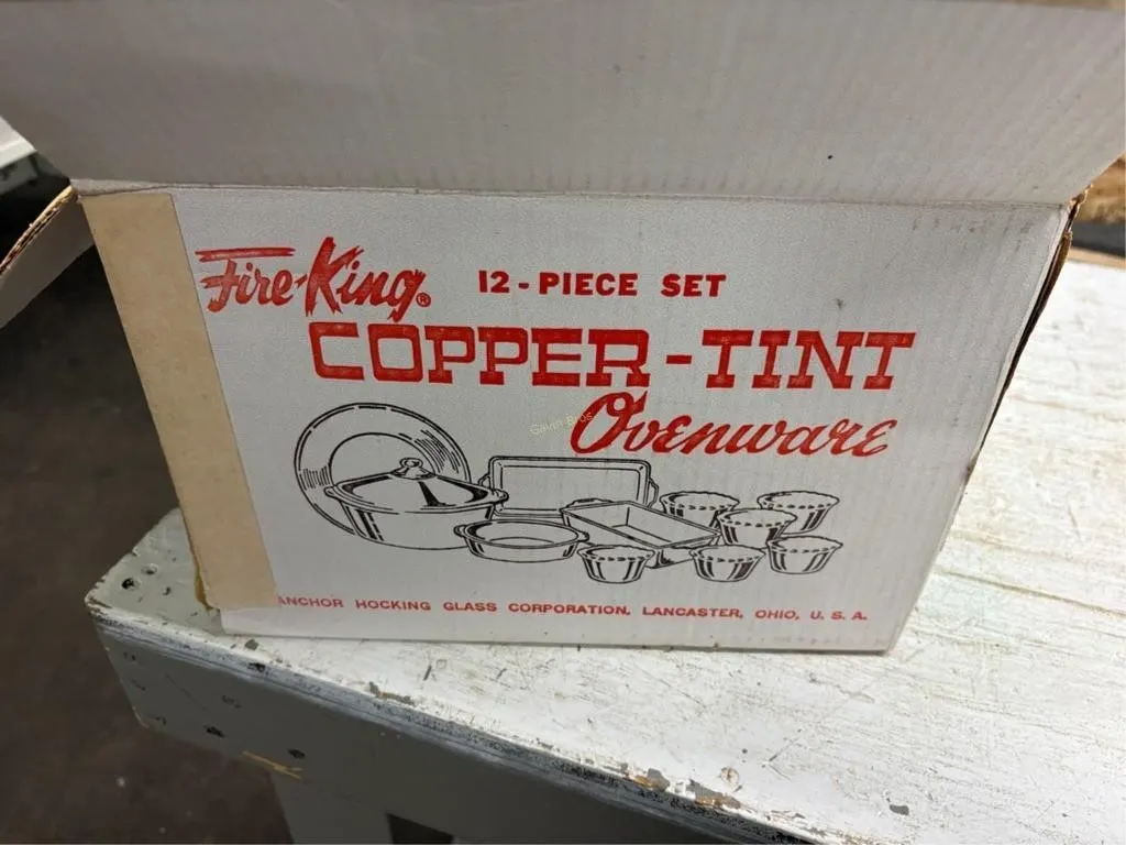 Fire-King Copper-Tint Ovenware