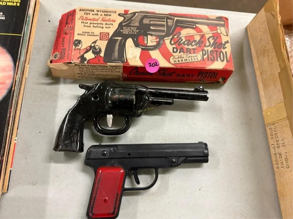 Crack Shot dart Pistol & Knicker Bocker Toy Guns