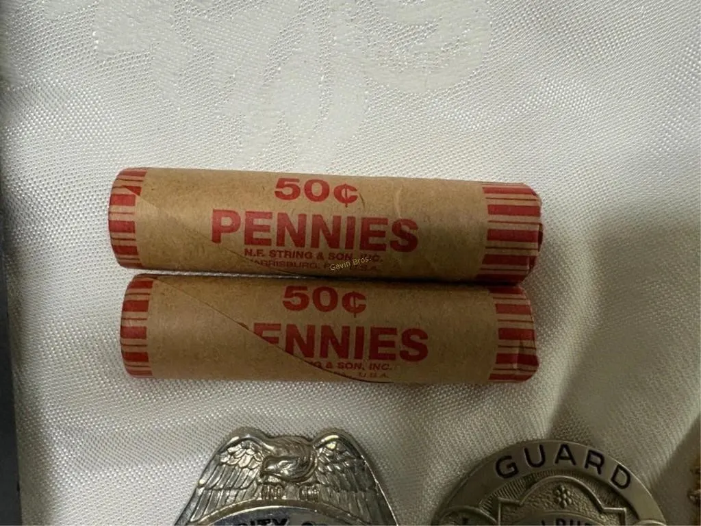 (2) Rolls of Pennies