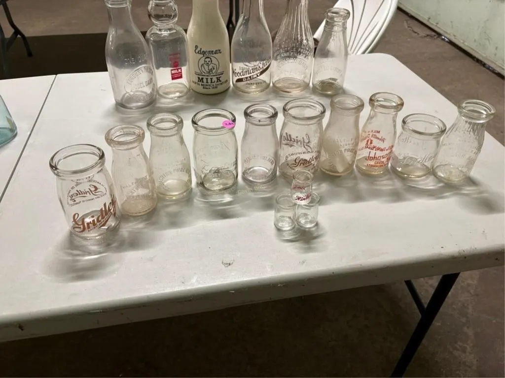 Misc Milk bottles