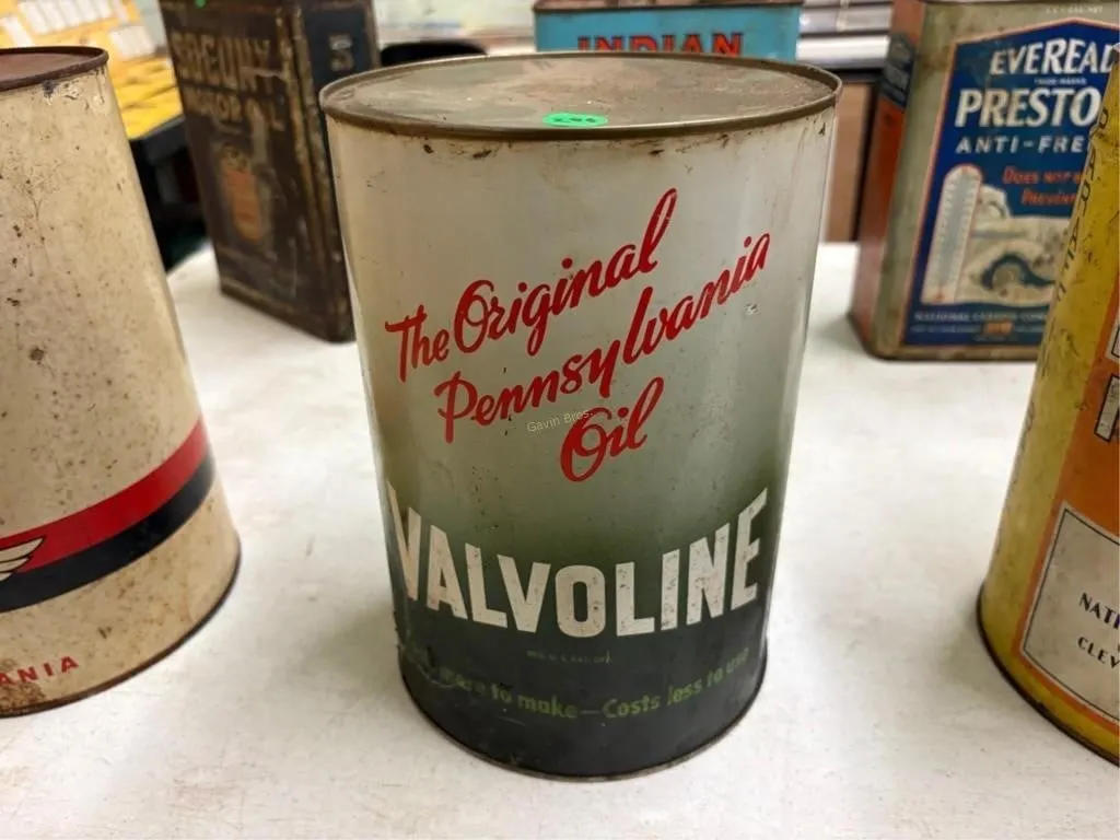 Pennsylvania Oil Valvoline Can