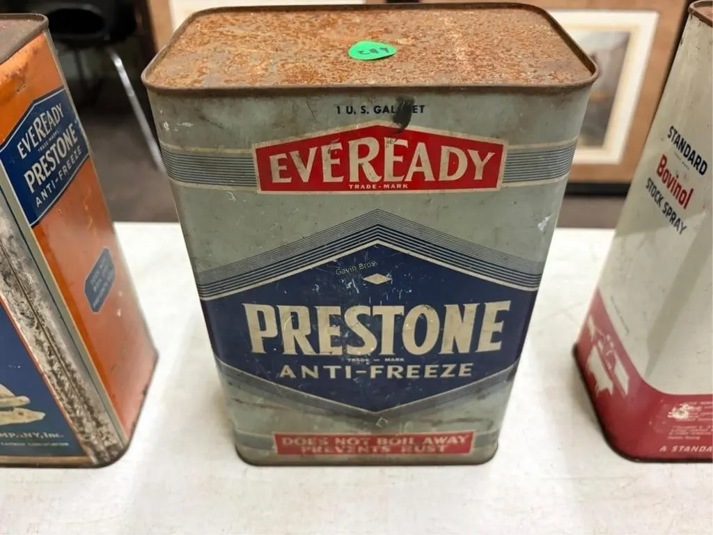 Eveready Prestone Anti-Freeze Can