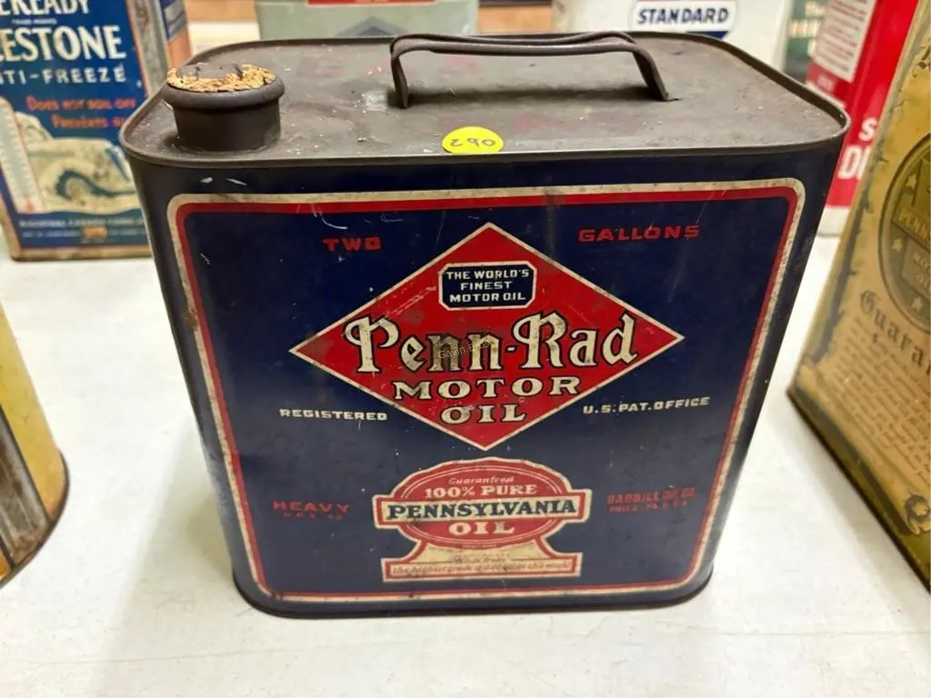Penn-Rad Motor Oil Can