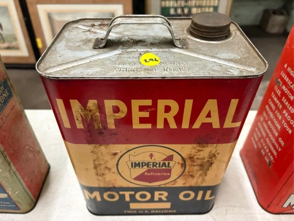 Imperial Motor Oil Can