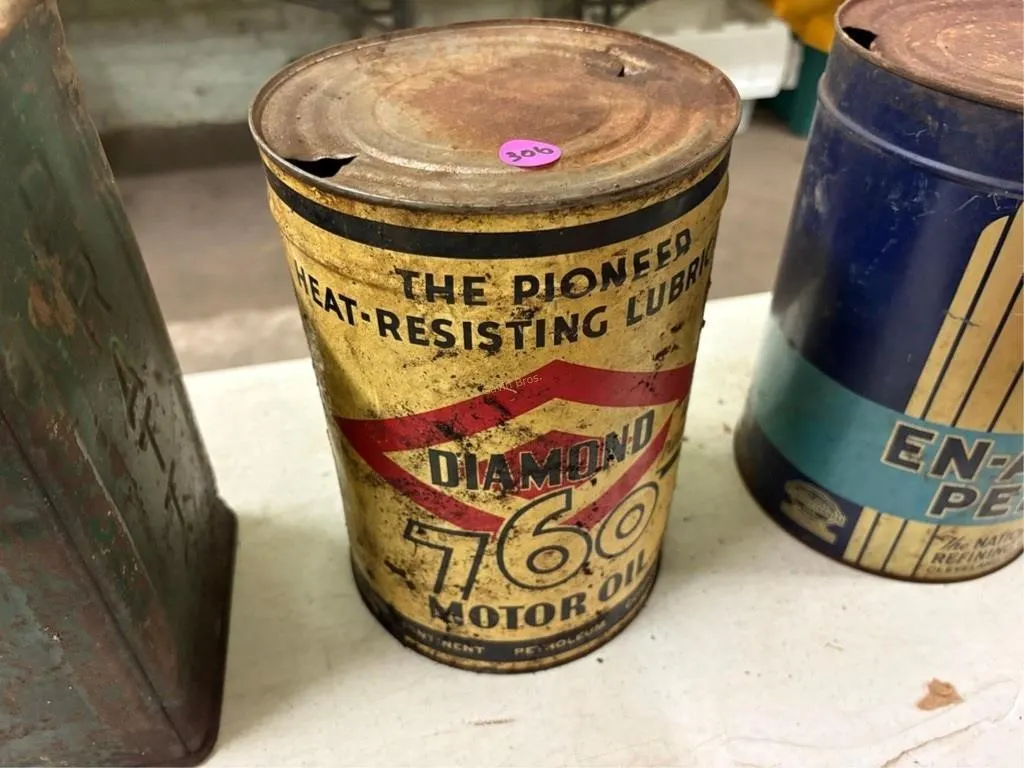 Diamond 760 Motor Oil Can