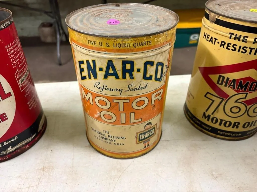 En-Ar-Co Motor Oil Can