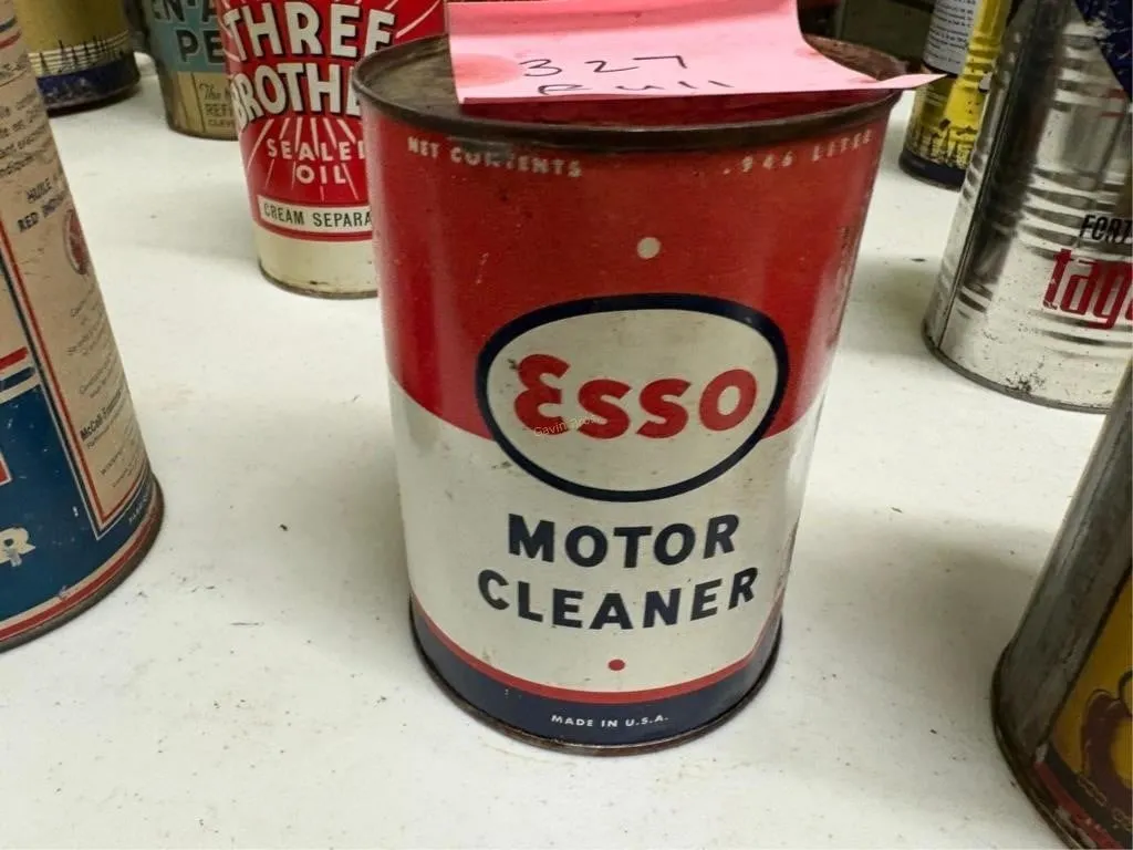 Esso Motor Cleaner Can