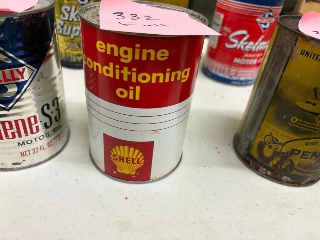 Shell Engine Conditioning Oil Can