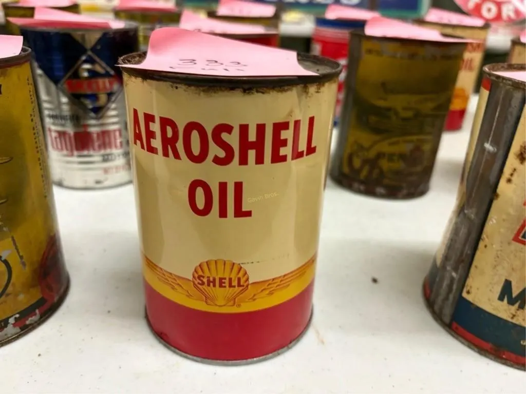 Shell Aeroshell Oil Can