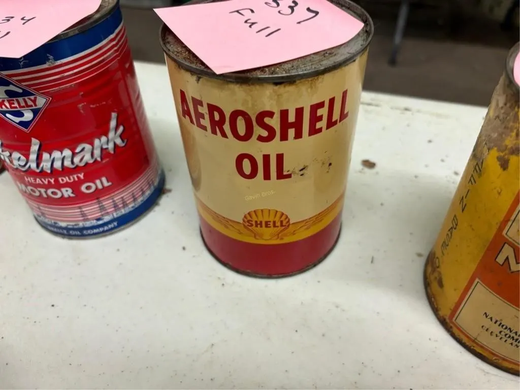Shell Aeroshell Oil Can