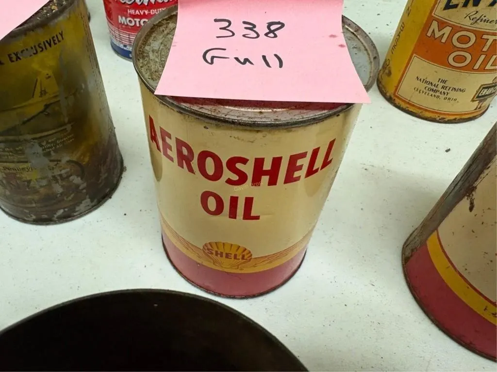 Shell Aeroshell Oil Can