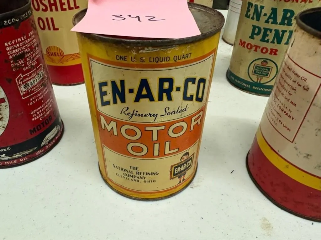 En-Ar-Co Motor Oil Can