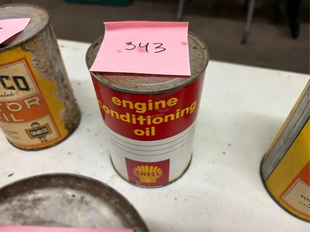 Shell Engine Conditioning Oil Can