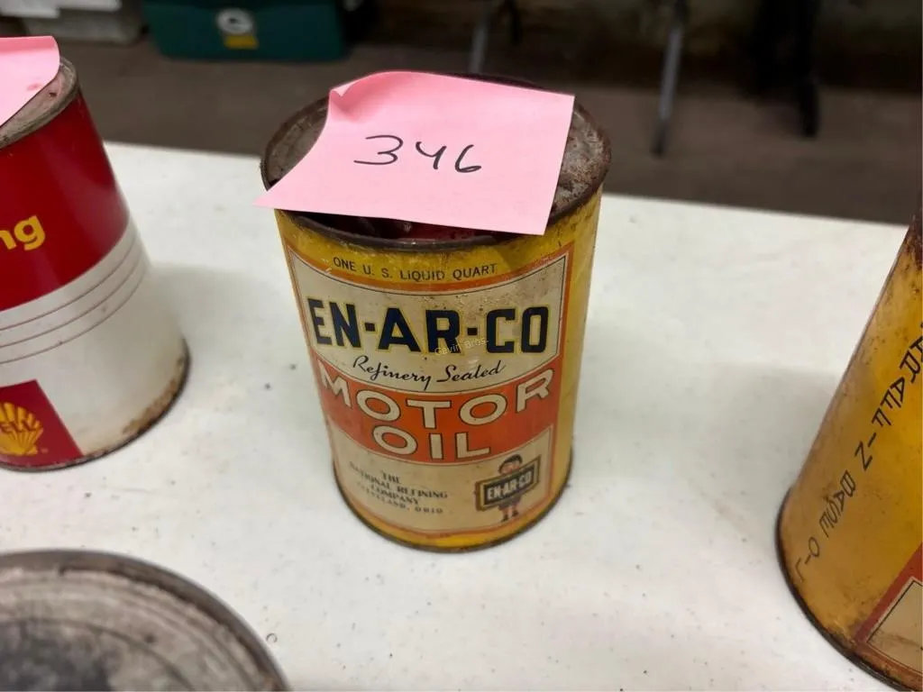 En-Ar-Co Motor Oil Can