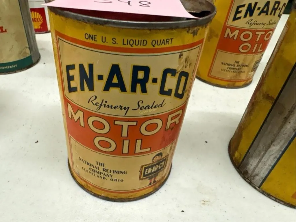 En-Ar-Co Motor Oil Can