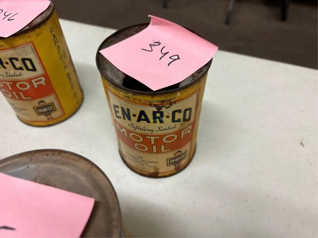 En-Ar-Co Motor Oil Can