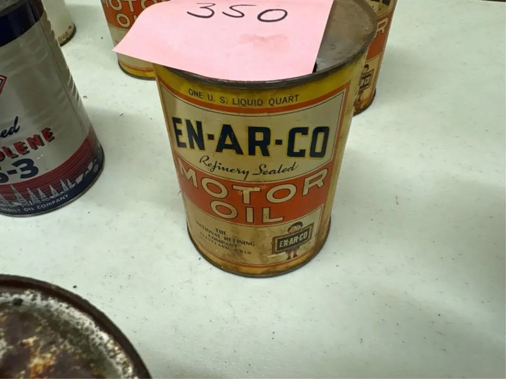 En-Ar-Co Motor Oil Can