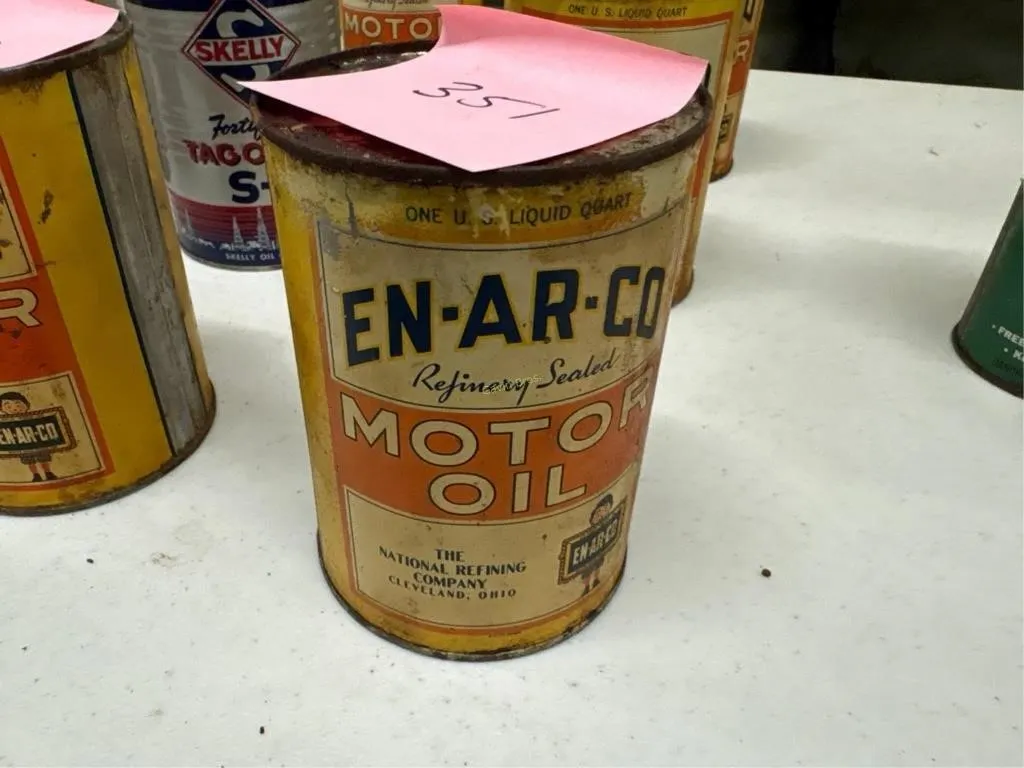 En-Ar-Co Motor Oil Can