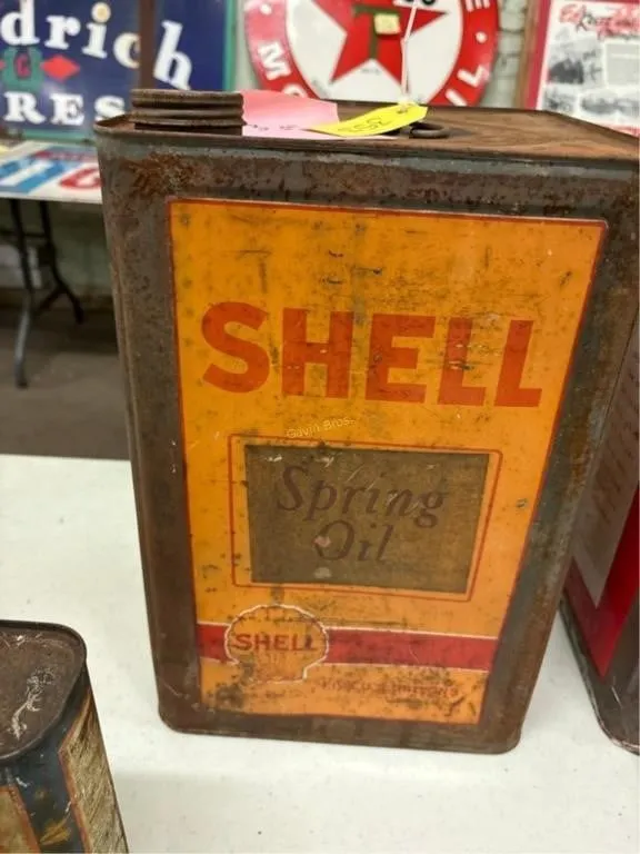 Shell Spring Oil 5gal Can