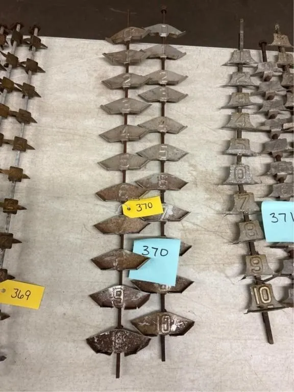 Vintage Gas Markers