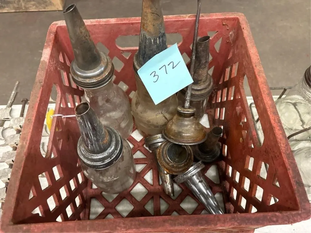 Misc Oil Bottles w/Spouts