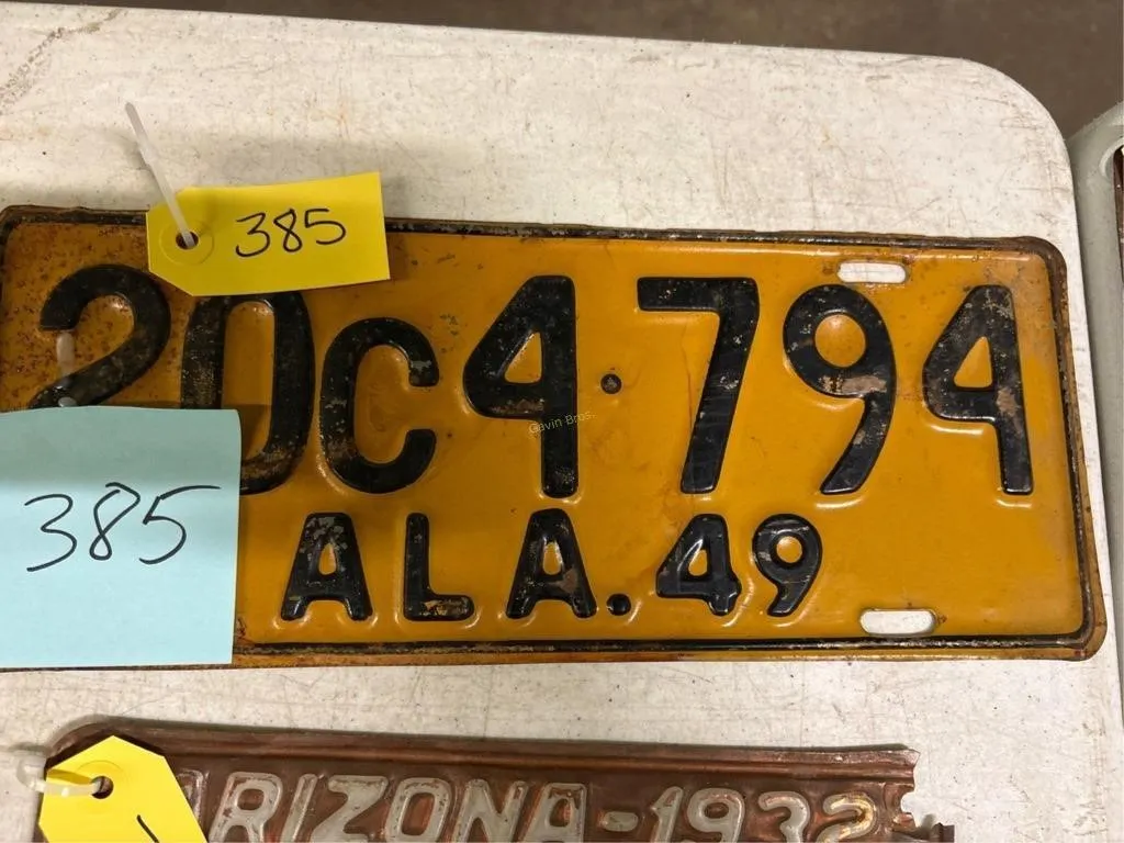 ALA.49 License Plate