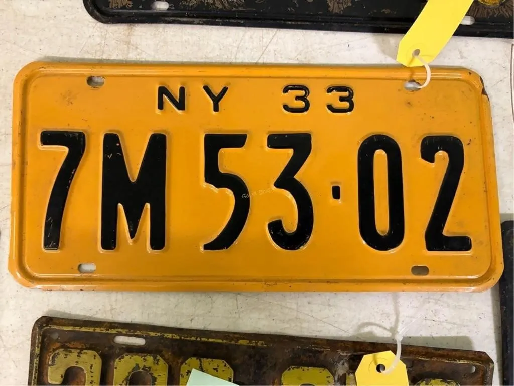 NY - 33 License Plate