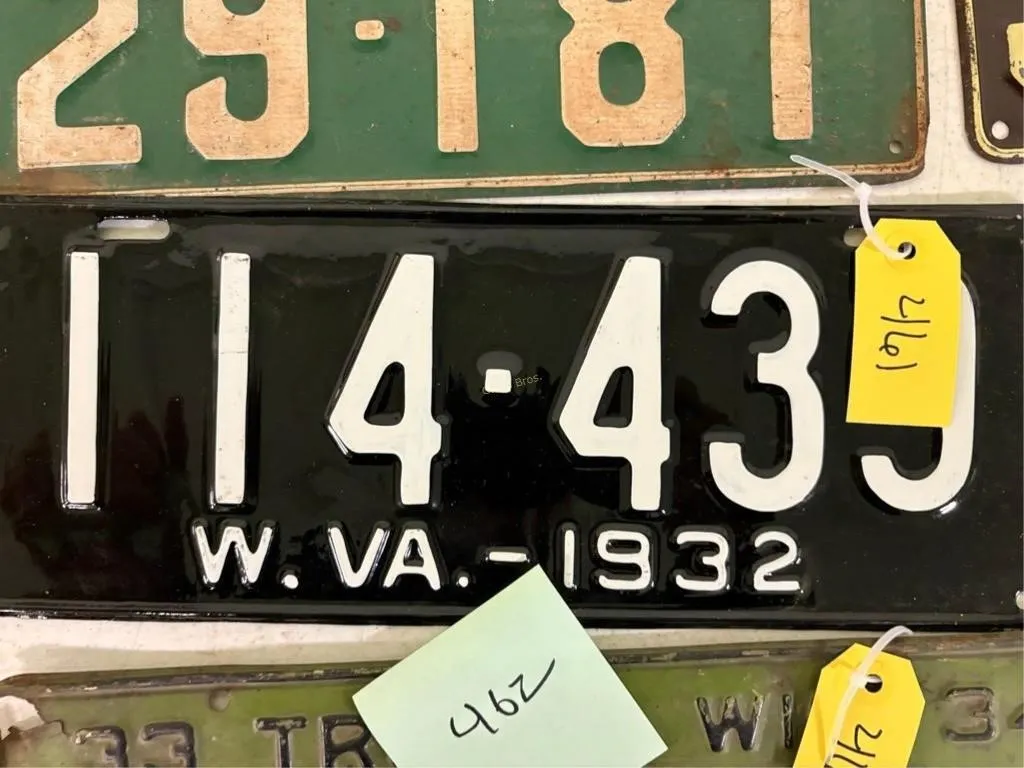 W.VA - 1932 License Plate