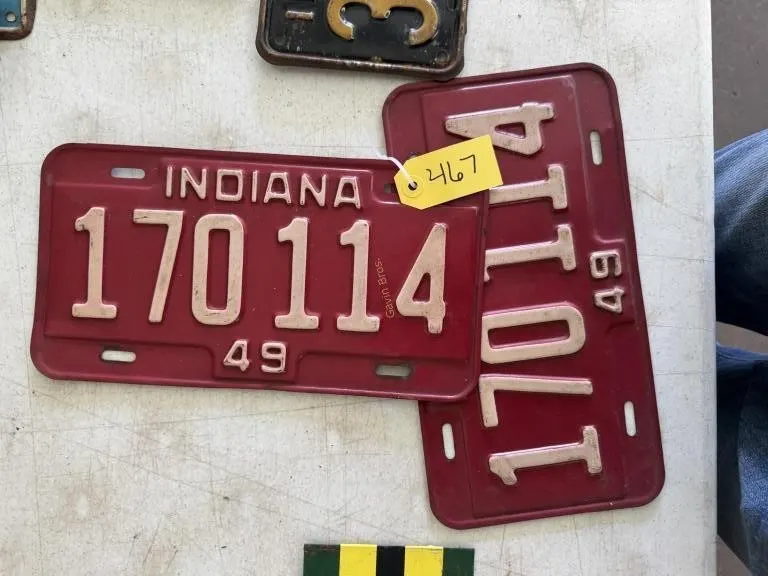 Indiana License Plates