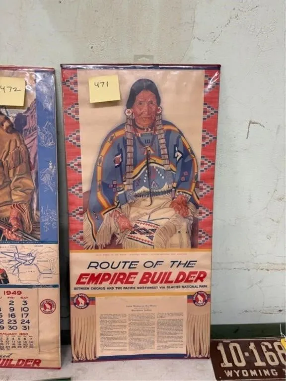 Route of the Empire builder - Native American