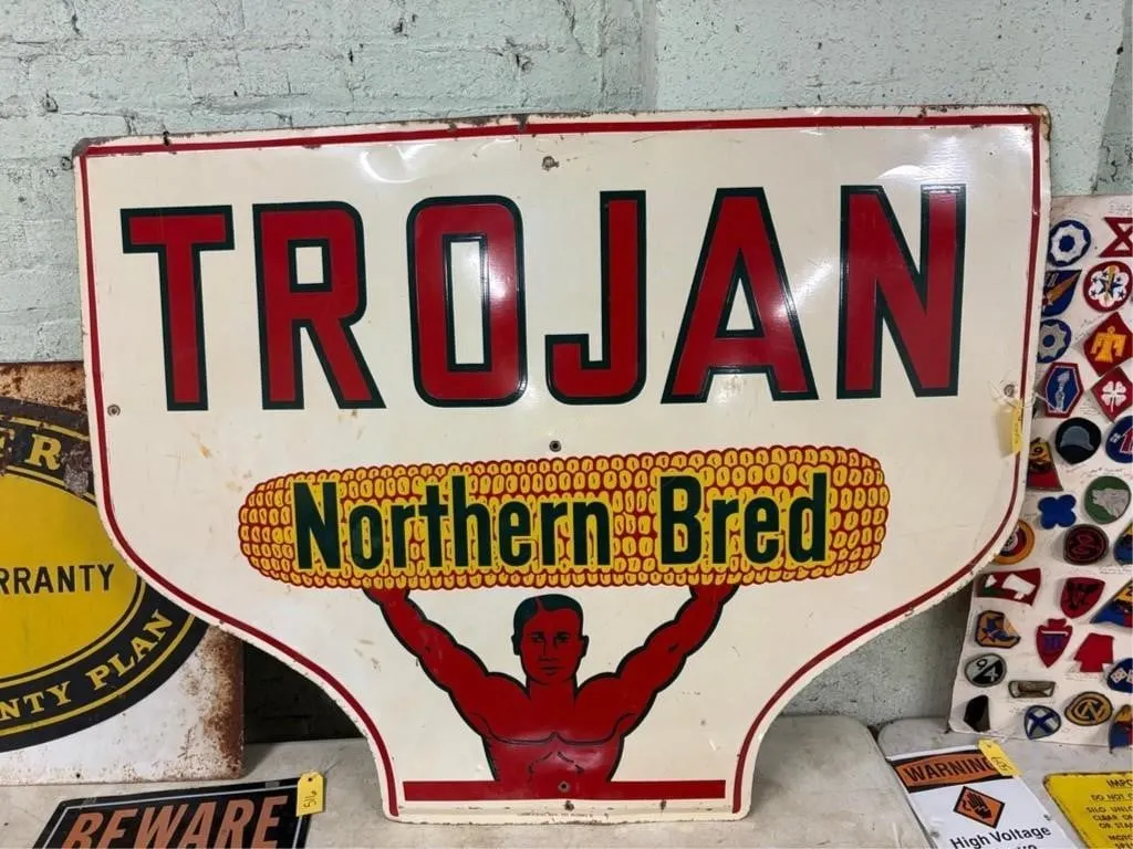Trojan Northern Bred Corn Sign