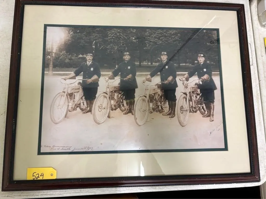 Baker Studio Police Motorcycle Picture